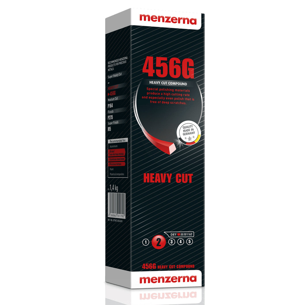 Menzerna 456G Grey Heavy Cut Solid Compound