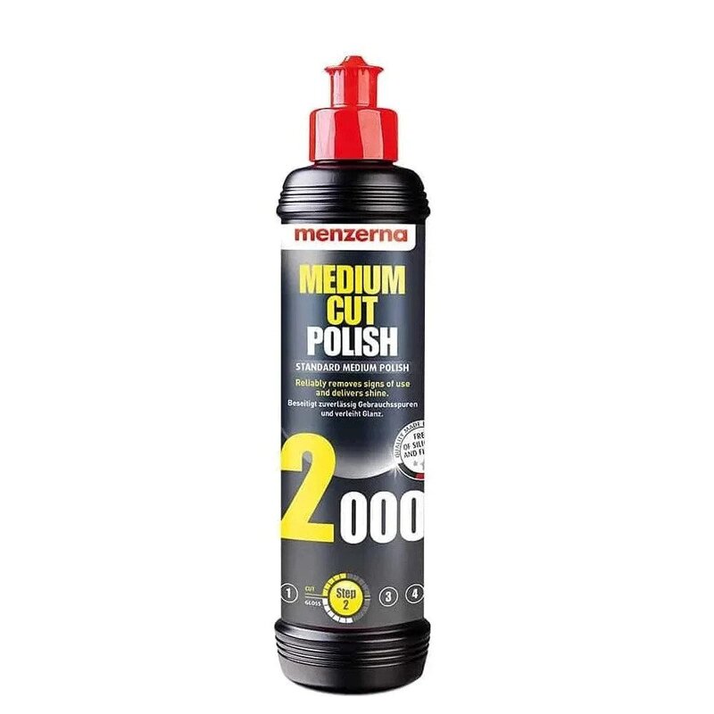 Menzerna 2000 Medium Cut Polish - 250ml