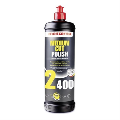 [MEN-2400-1L] Menzerna 2400 Medium Cut Polish - 1 Litre
