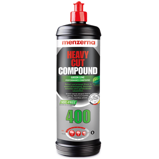 [MEN-Green-400-1Litre] Menzerna GREEN LINE Heavy Cut Compound 400 - 1 Litre