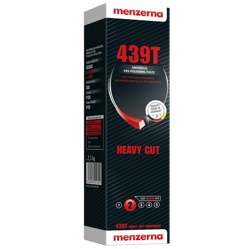 [MEN-SOLID- 439T] Menzerna 439T Green Heavy Cut Solid Compound 