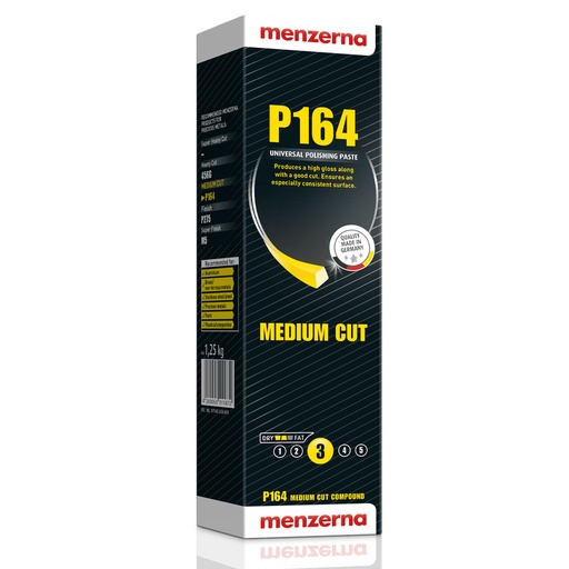 [MEN-SOLID- P164] Menzerna P164 Blue Medium Cut Solid Compound